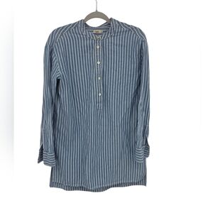 Faherty Striped Popover Shirt‎ Small